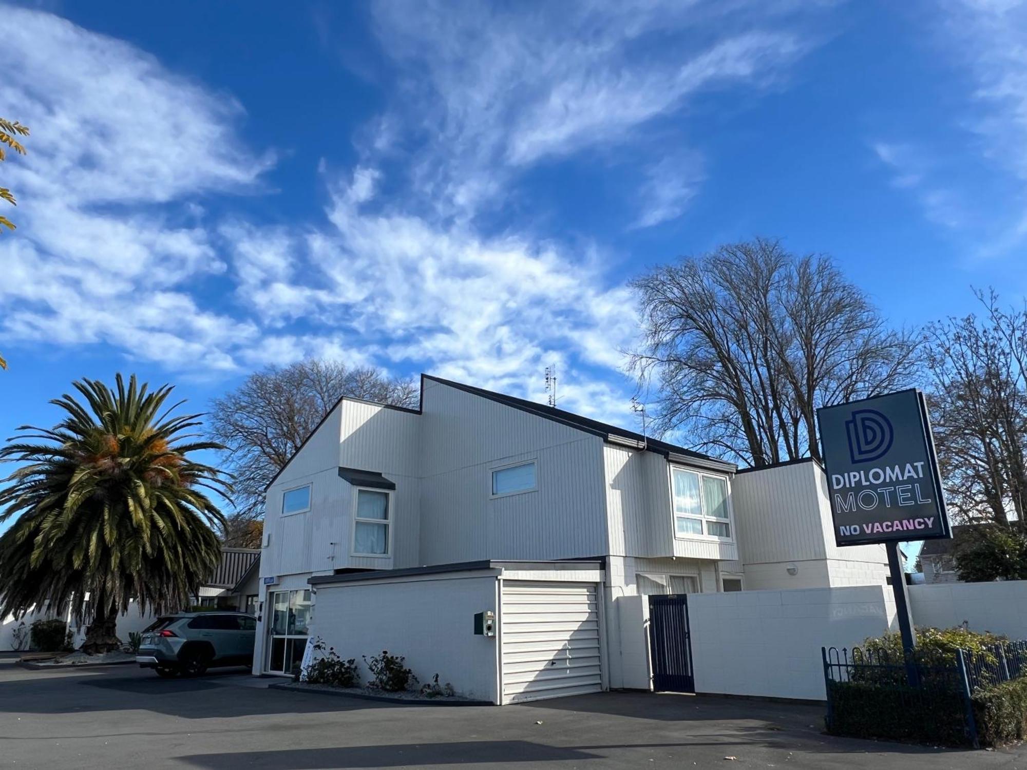 Diplomat Motel Christchurch Eksteriør bilde