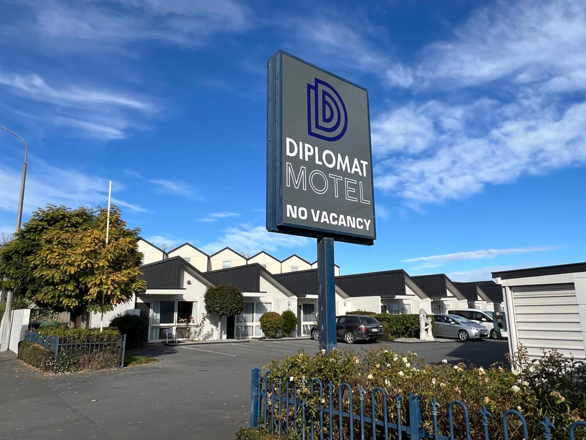Diplomat Motel Christchurch Eksteriør bilde