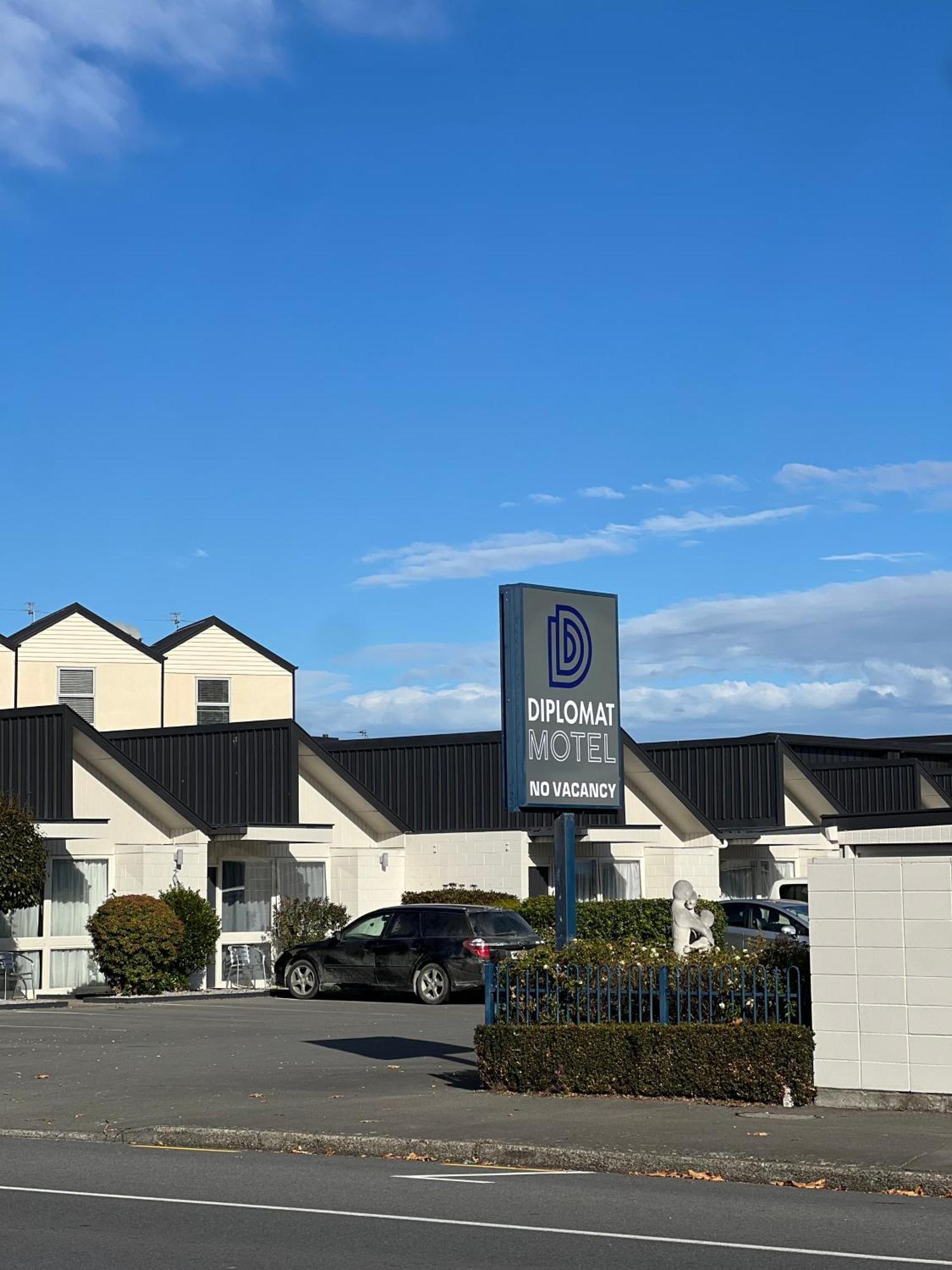 Diplomat Motel Christchurch Eksteriør bilde