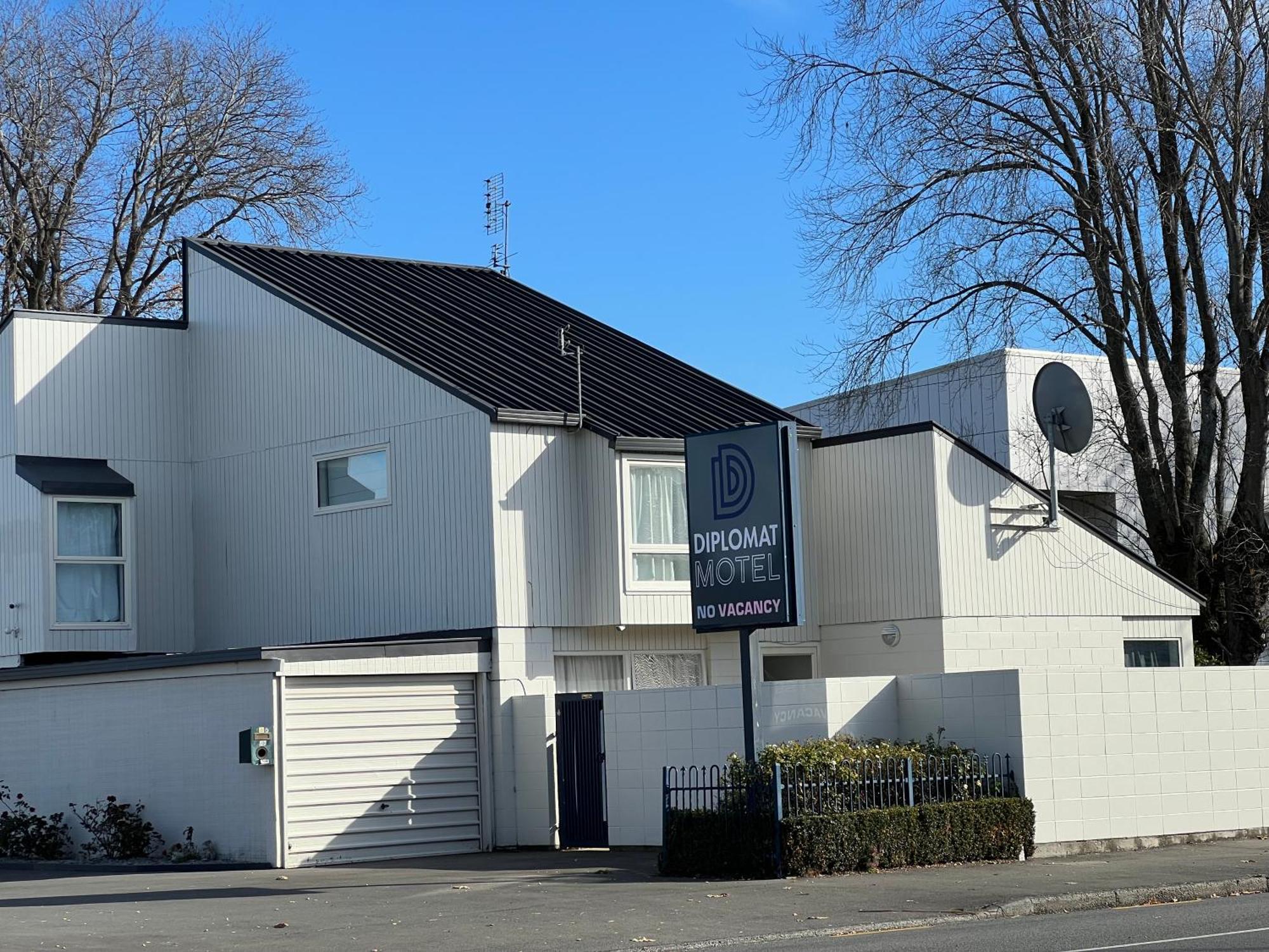 Diplomat Motel Christchurch Eksteriør bilde